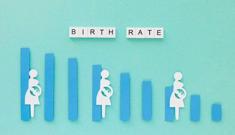 total fertility rate, низкая рождаемость
