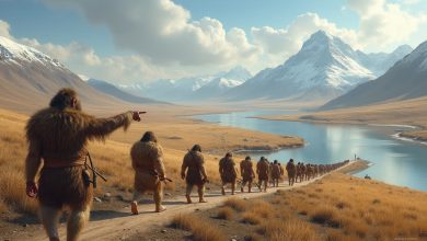 маршруты миграции неандертальцев через Евразию