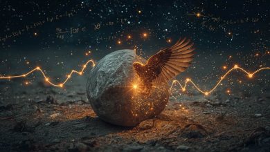 камень птица