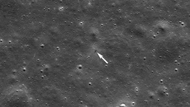 Место падения лунного модуля RESILIENCE