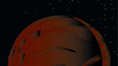 Художественное изображение темного карлика