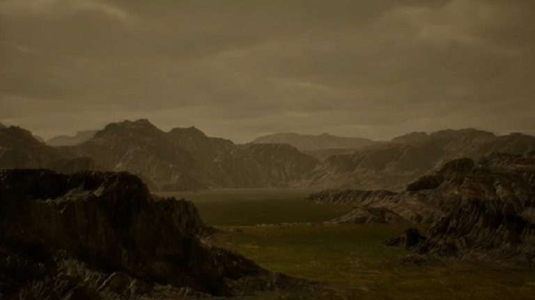 Углеводородное озеро и метановые дождевые облака на Титане