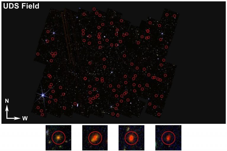 Изображение, демонстрирующее загадочные объекты во Вселенной, которые выявили исследователи из Университета Миссури.