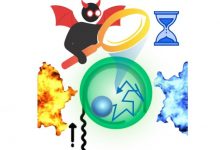Концептуальная иллюстрация азартной игры Карно с демоном Максвелла