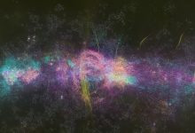 Изображения центра нашей галактики и комплекса Sgr C
