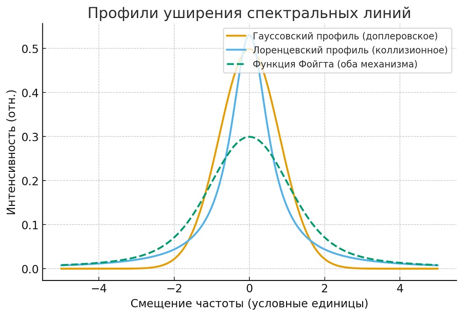 профиль уширения спектральных линий