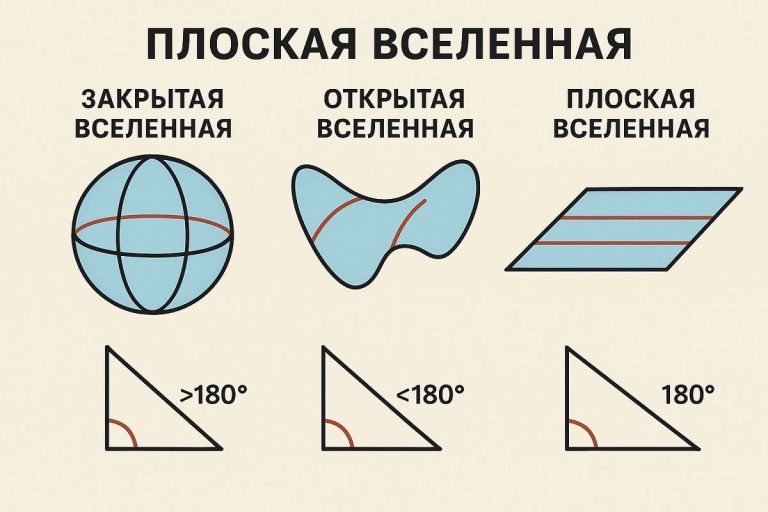 Что значит «плоская Вселенная»?