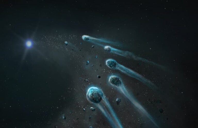 обнаружен белый карлик, пожирающий ледяной мир