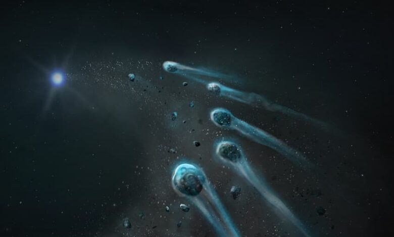 обнаружен белый карлик, пожирающий ледяной мир