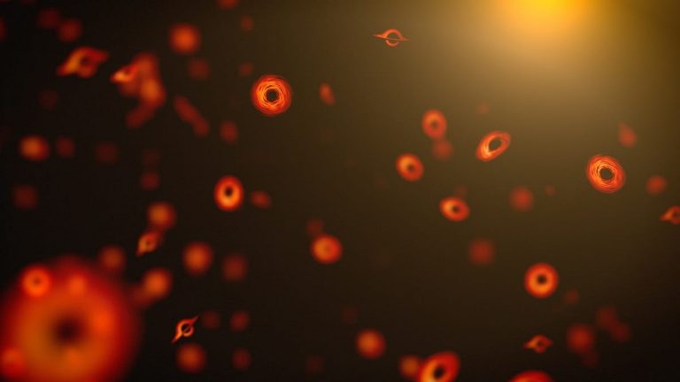 Иллюстрация маленьких первичных черных дыр