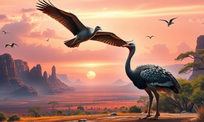 Крылатое прошлое страуса: как предки нелетающих птиц покорили мир