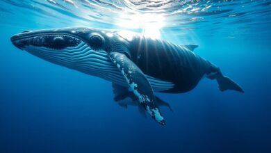 самка горбатого кита