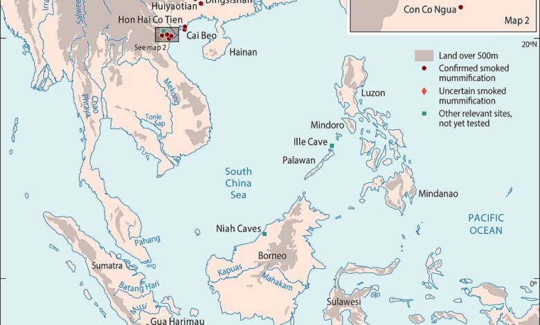 Зарегистрированные стоянки охотников-собирателей