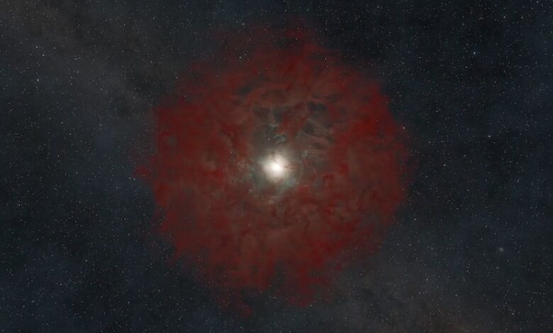 астрономы увидели коллапс массивной звезды в черную дыру