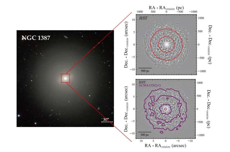 Обзор NGC 1387 и содержания в ней молекулярного газа.