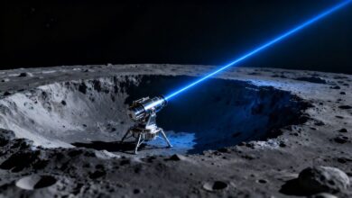 лазер на Луне