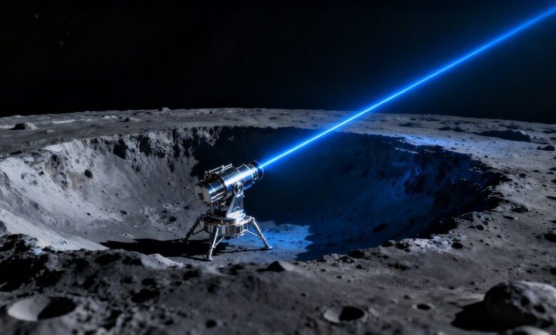 лазер на Луне