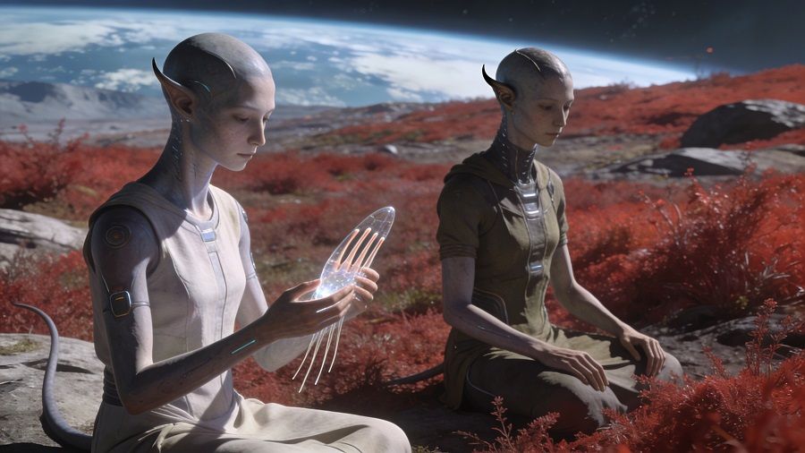 два гуманоида