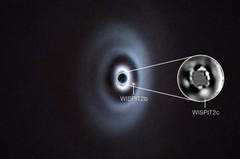 зарождение планетной системы возле молодой звезды WISPIT 2.