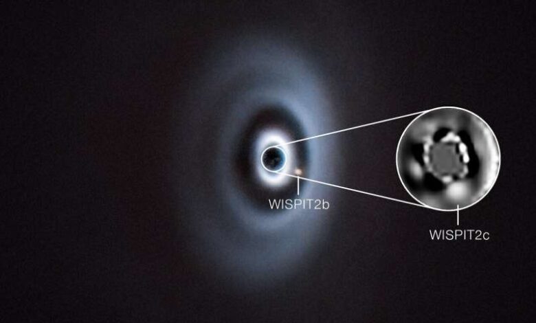 зарождение планетной системы возле молодой звезды WISPIT 2.