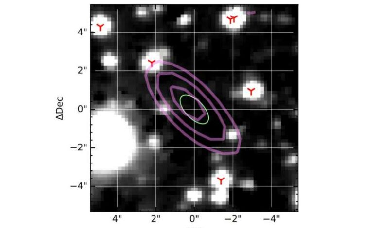 Наблюдение ASKAP J1424 в K-диапазоне