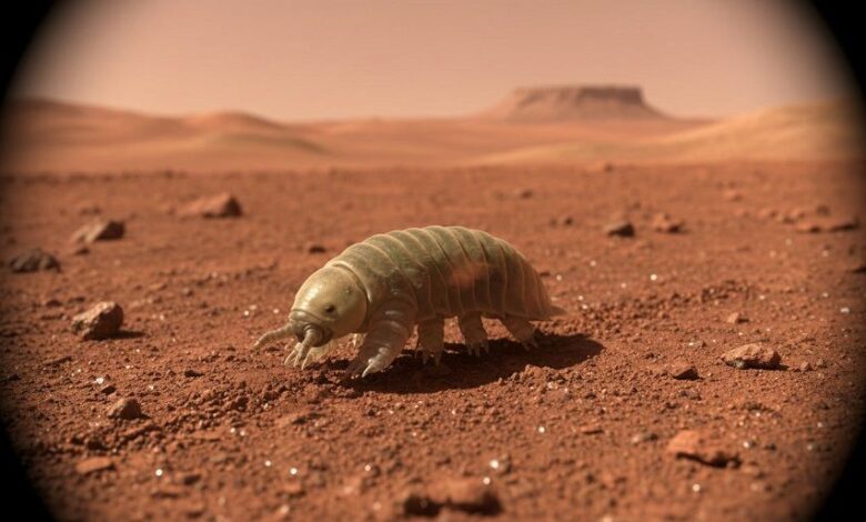 тихоходка на Марсе