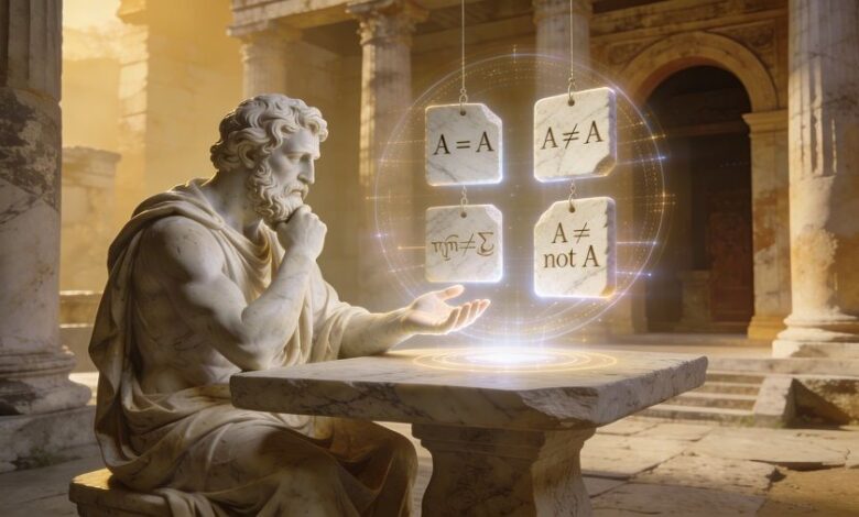 Аристотель, 4 закона логики