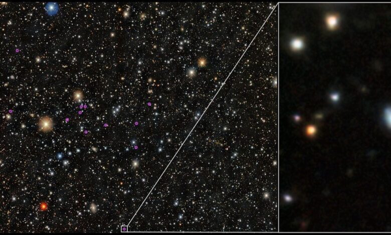 Звезда PicII-503 в ультраслабой карликовой галактике Pictor II