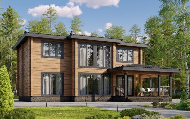 Дом из клееного бруса