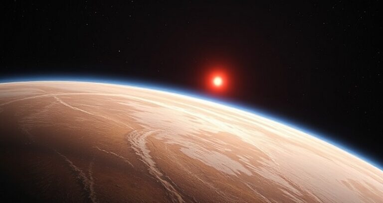 экзопланета возле красного карлика