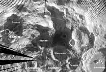 Кратеры вблизи Южного полюса Луны