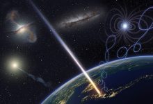 сверхвысокоэнергетический космический луч, достигающий Земли