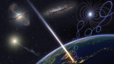 сверхвысокоэнергетический космический луч, достигающий Земли