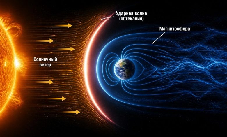 магнитосфера солнечный ветер