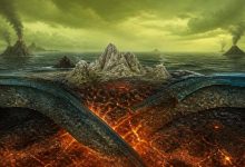 Архейский пейзаж Земли
