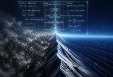 Абстрактная цифровая иллюстрация.
