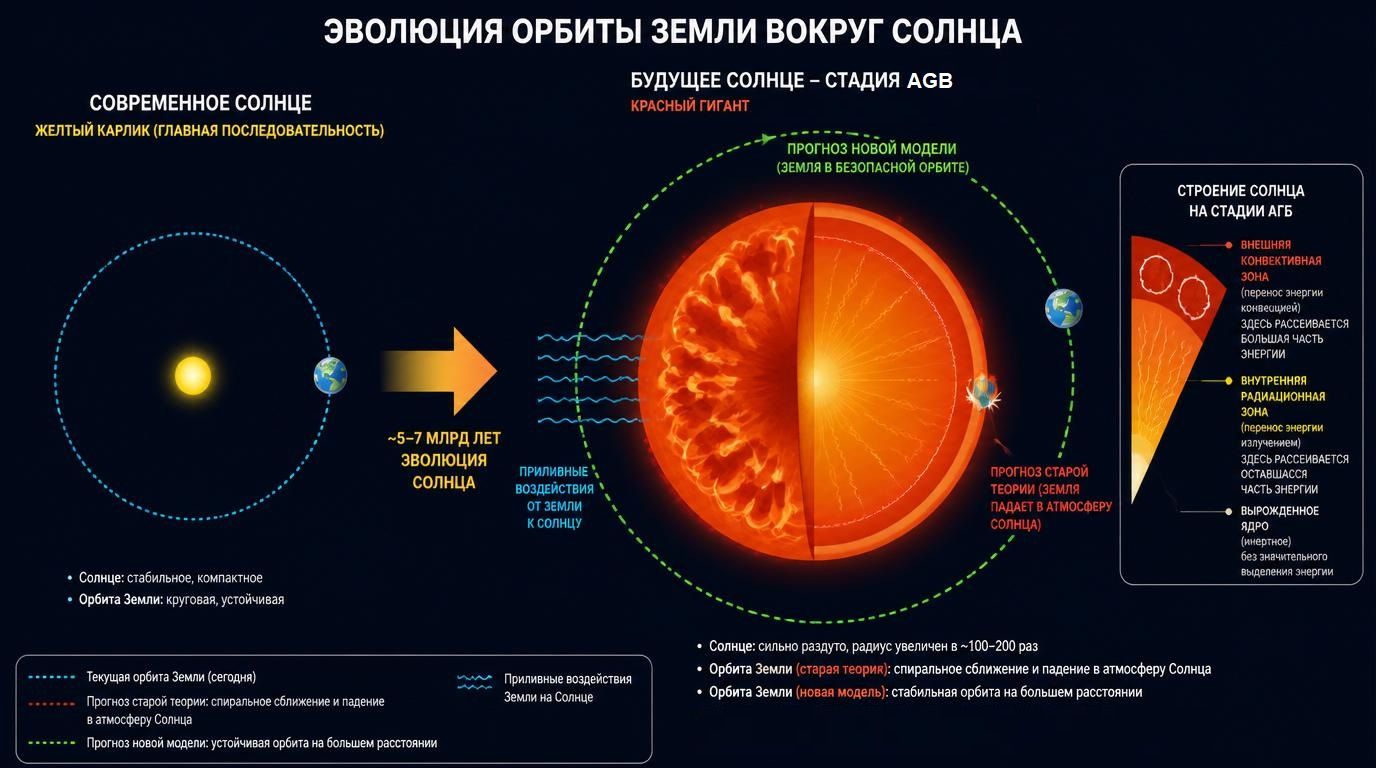 Эволюция орбиты Земли
