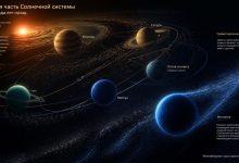 Вид на внешнюю Солнечную систему 4 миллиарда лет назад