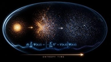 Абстрактная визуализация понятия «энтропийное время».