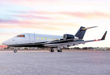 самолет бизнес-джет Challenger 604