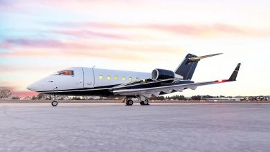 самолет бизнес-джет Challenger 604