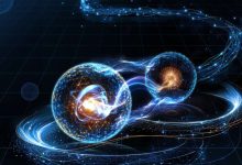 Художественная иллюстрация квантовой телепортации без потерь.