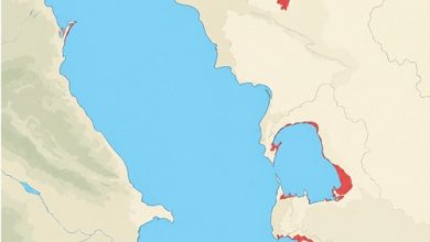 Границы акватории Каспия