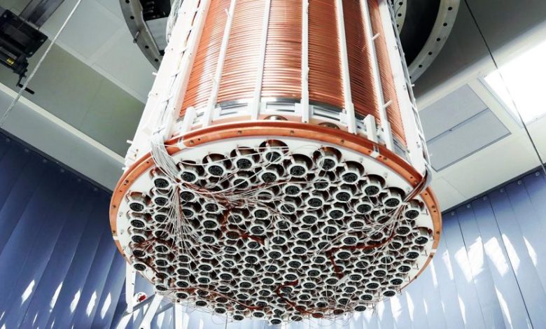 Детектор XENON в подземной лаборатории Гран-Сассо (LNGS) в Италии.Детектор XENON в подземной лаборатории Гран-Сассо (LNGS) в Италии.