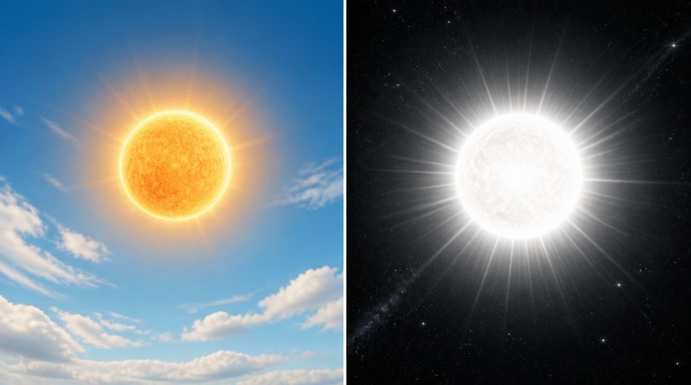 Миф №4: Солнце — желтое или оранжевое