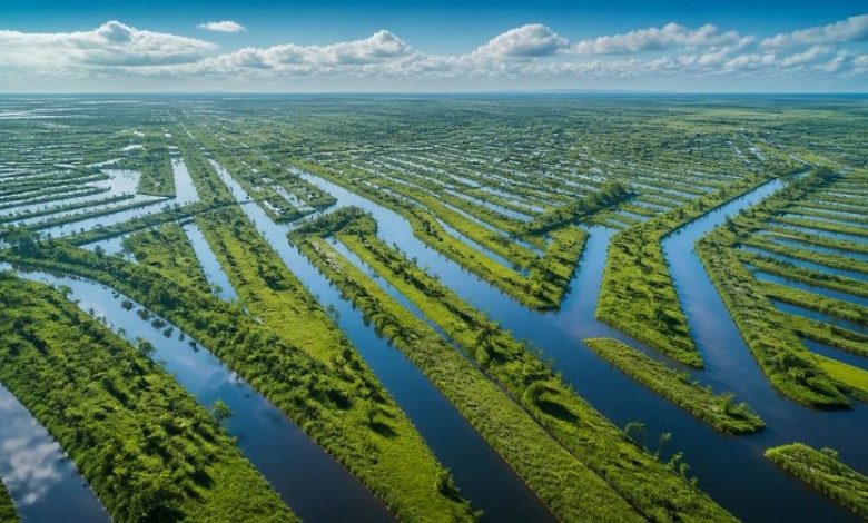 древние общины Колумбии создали гигантскую водную систему