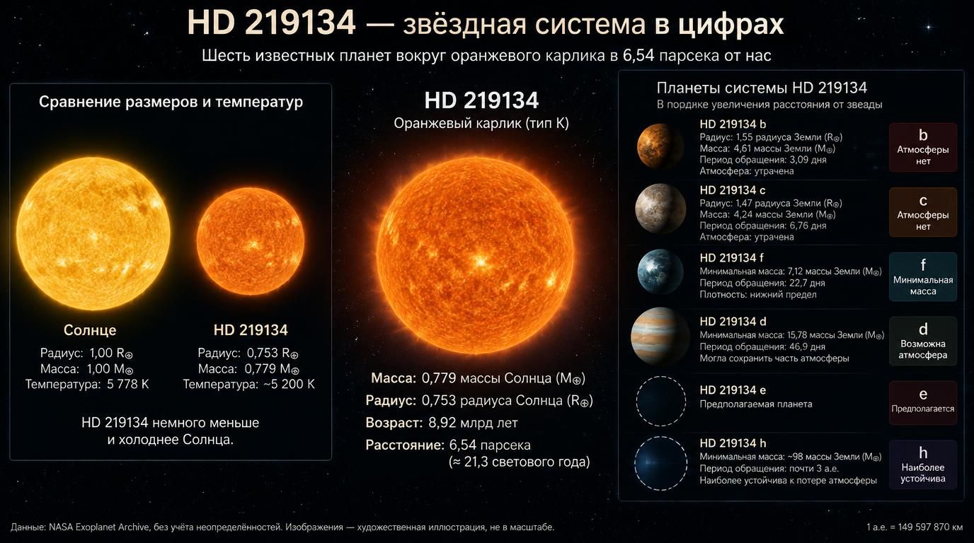 Система HD 219134 (Gliese 892)