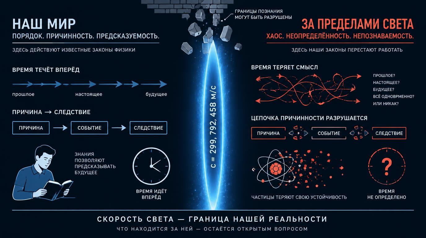 Скорость света как несущая стена