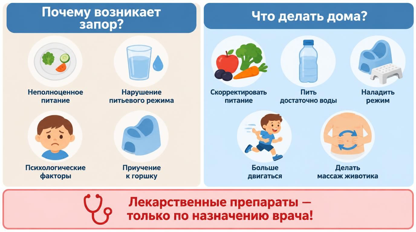 Как наладить стул с помощью рациона и режима